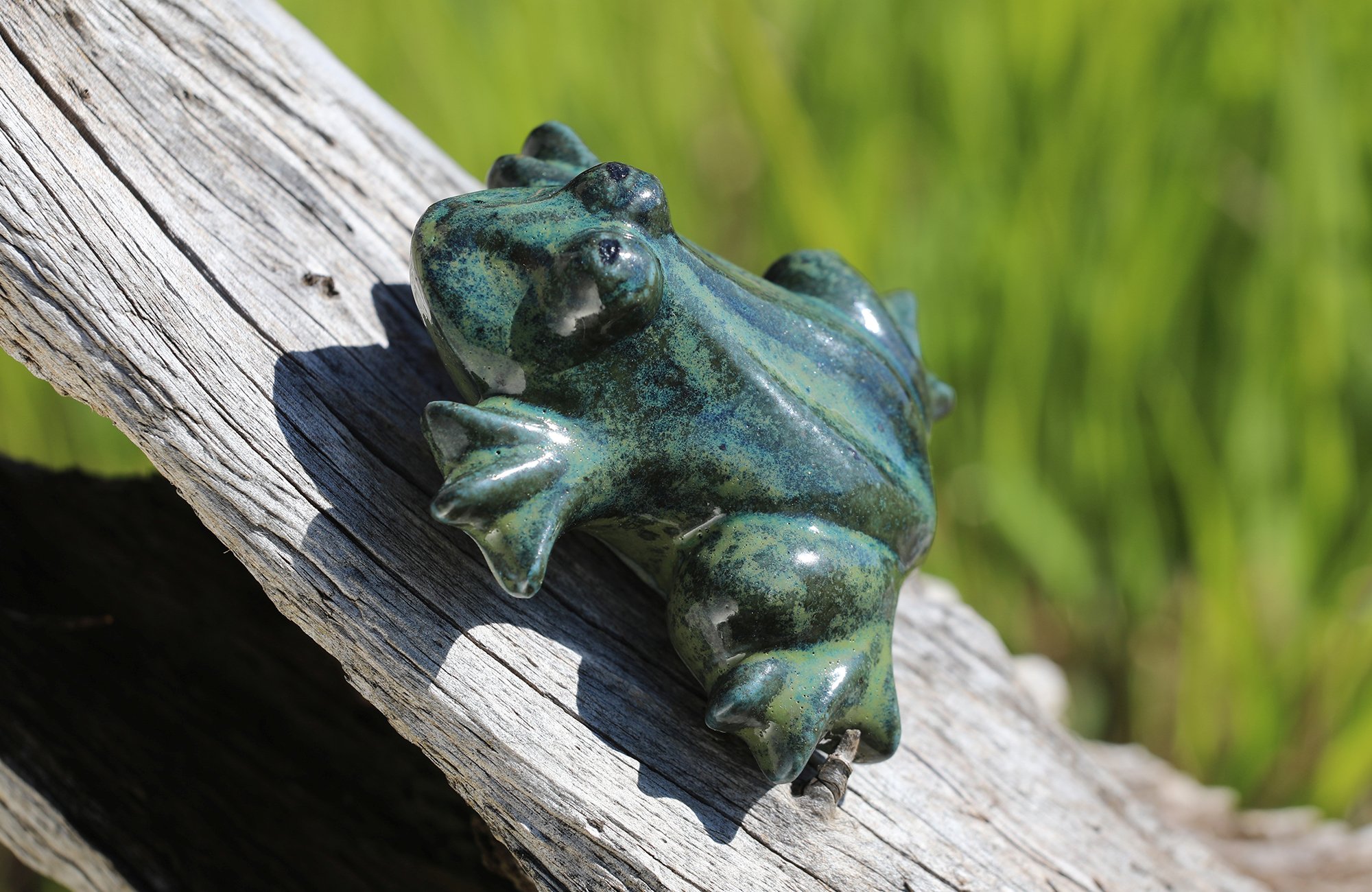 Keramik Schwimmtier "Kleiner Frosch" – Bild 2