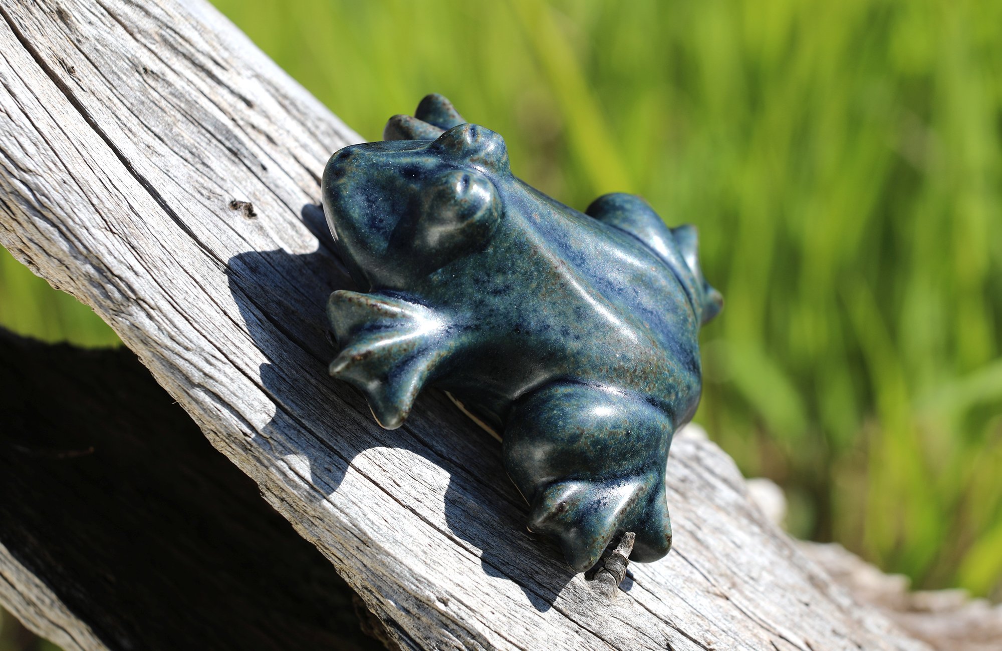 Keramik Schwimmtier "Kleiner Frosch" – Bild 3