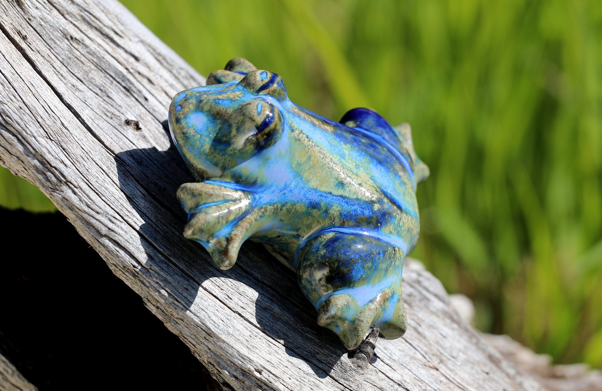 Keramik Schwimmtier "Kleiner Frosch" – Bild 4