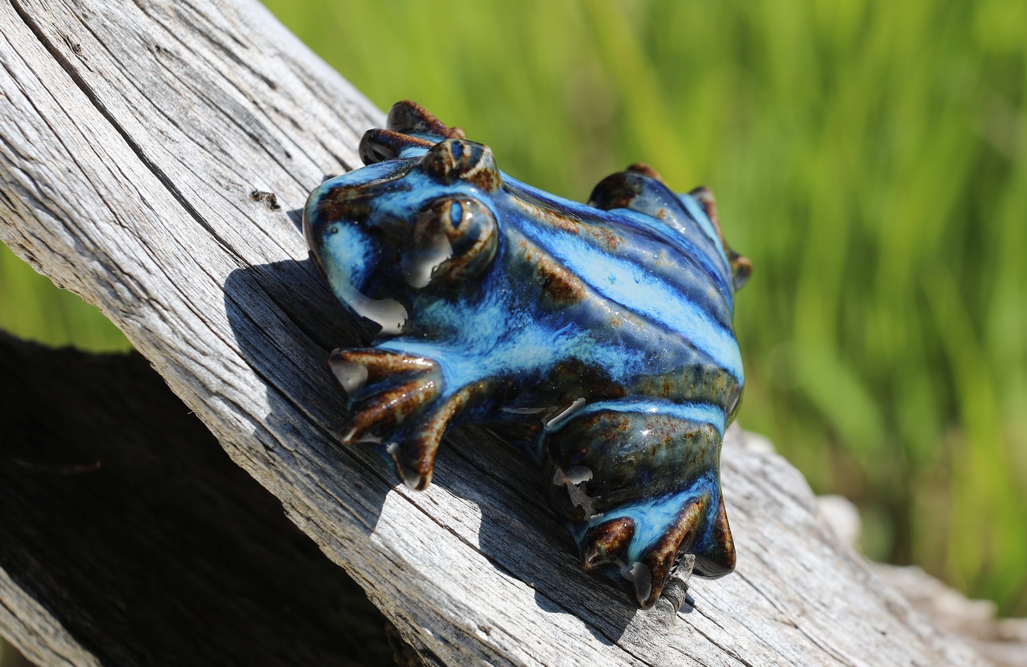 Keramik Schwimmtier "Kleiner Frosch" – Bild 5