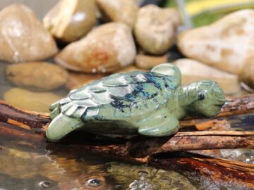 Keramik Schwimmtier “Grosse Schildkröte“
