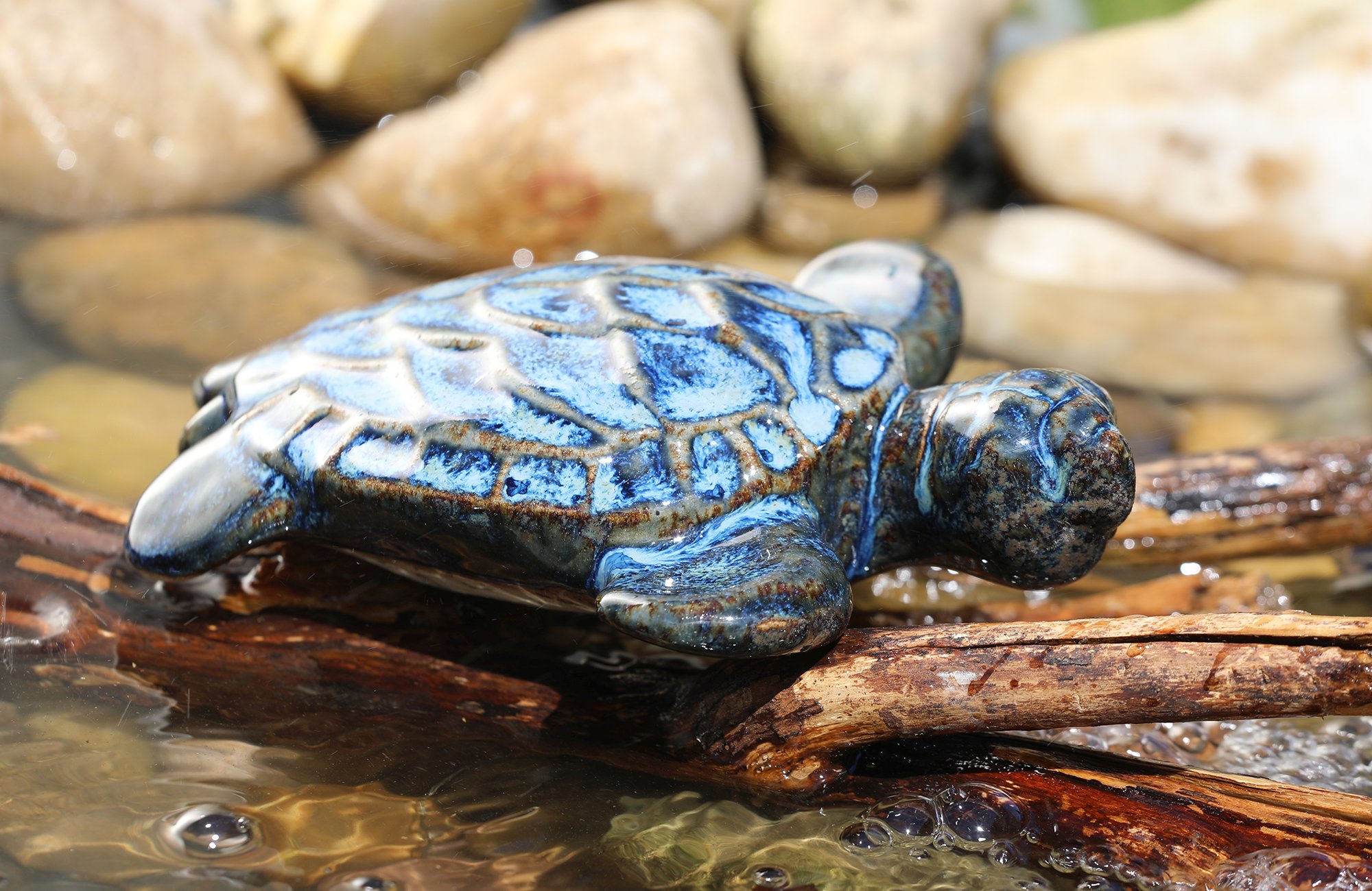 Keramik Schwimmtier “Grosse Schildkröte“ – Bild 4