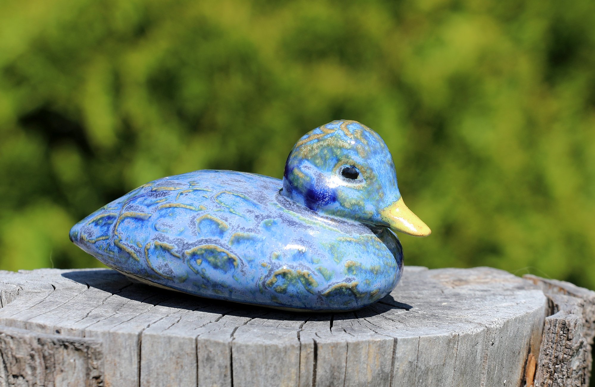 Keramik Schwimmtier “Kleine Ente“ – Bild 2