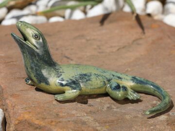 Keramik Wasserspeier “Echse Klein“