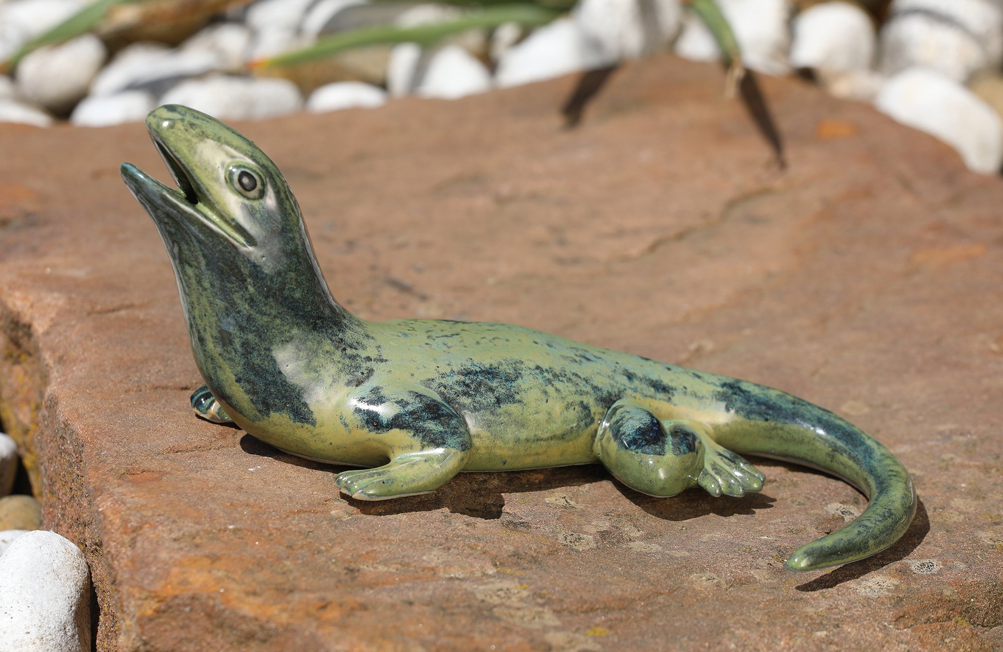 Keramik Wasserspeier “Echse Klein“