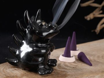 Räucherdrache Punker (ohne Teller)