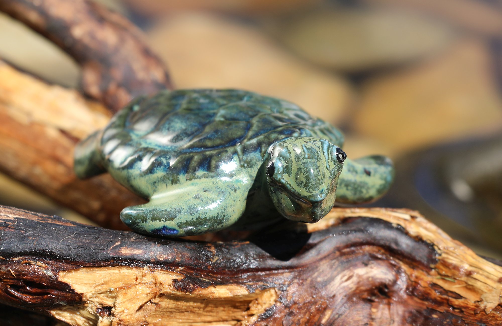 Keramik Schwimmtier “Kleine Schildkröte“